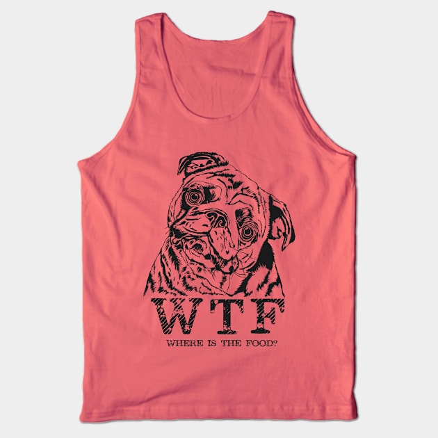 Pug dog - Funny meme Tank Top by Nartissima